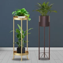 Рамка цветок в Северном европейском стиле зеленая стойка для цветов Luo железная художественная многоярусная комнатная Золотая Цветочная полка для гостиной