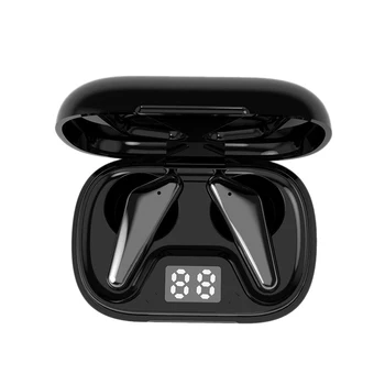 

S15TWS Bluetooth Headset 5.0 Contact Dual Pass Digital Display Noise Reduction Sports Level 7 Waterproof Headset