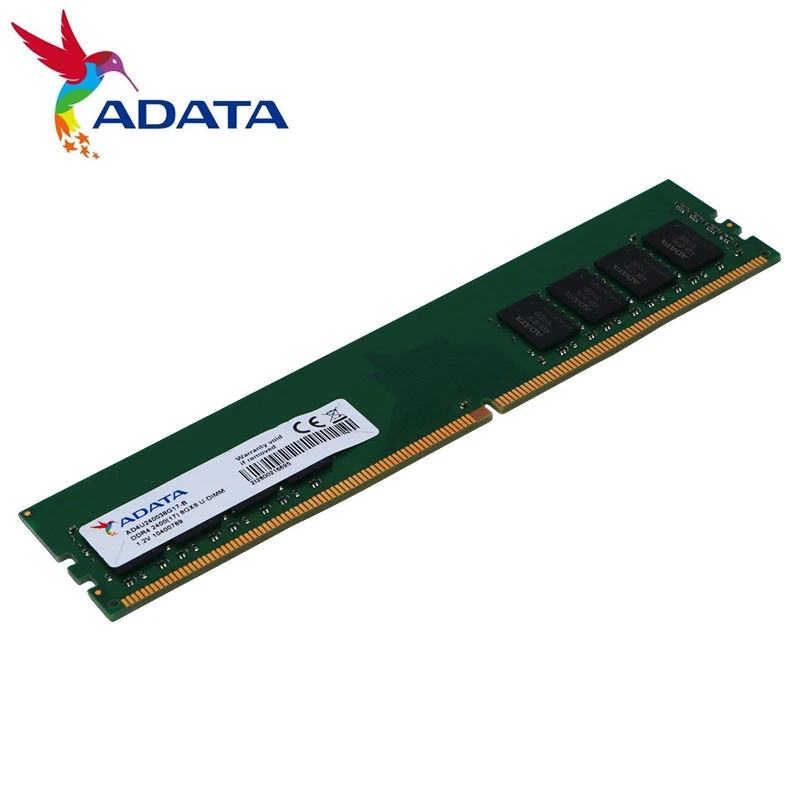 ADATA ram ddr4 8GB память 2400MHz 8 gb Память ram 8G ddr 4 Рабочий стол 1,2 V U-DIMM Высокая совместимость