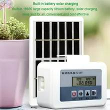 Intelligent Garden Automatic Watering Device Solar Energy Charging Potted Plant Drip Irrigation Water Pump Timer System Timing