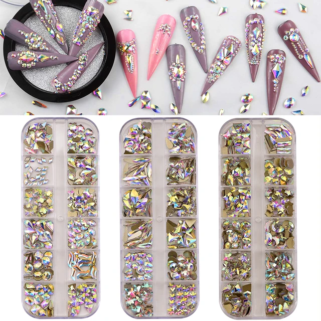 Mixed Shapes HotFix Rhinestones