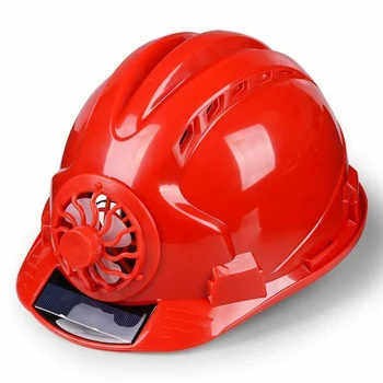 

Solar Fan Working Helmet Adjustable Ventilation Sunscreen Waterproof Architecture Worker Cap LB88