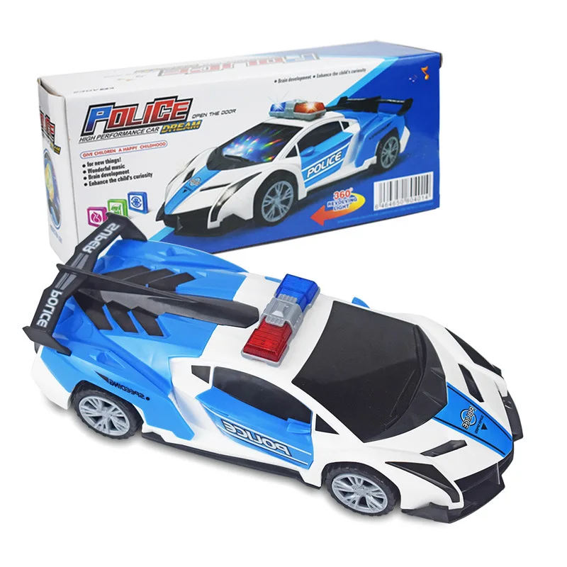 1:24 модель Электрический Полицейский RC автомобили 4 канала дистанционного управления автомобиль игрушки для мальчиков гоночный автомобиль с легкий станок подарок Дети