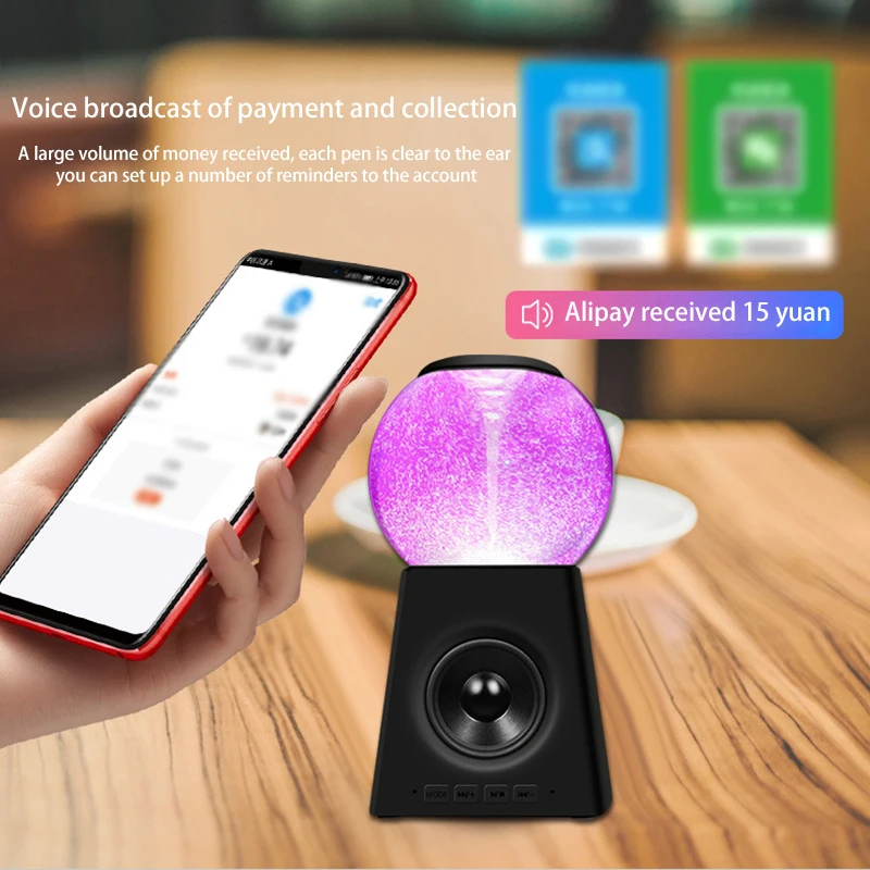 Мини-цветной водяной bluetooth-динамик s светодиодный динамик подарок для водного танца аудио сабвуфер для телефона компьютера TF карты AUX-Line для IPad