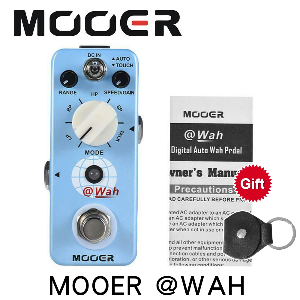Портативная Цифровая автоматическая педаль для гитары MOOER MFT3 @ Wah 5 режимов