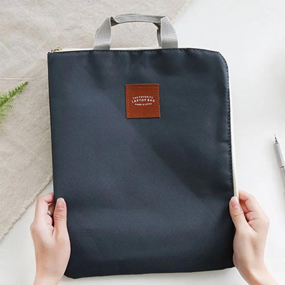 Bags Briefcase Zipper Muiti-Function Bag Oxford Canvas Handheld Holder Bag