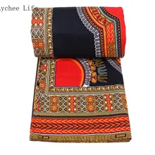 Lychee Life с цветочным принтом Анкара африканская ткань батик швейная ткань для Diy вечерние аксессуары для изготовления платьев