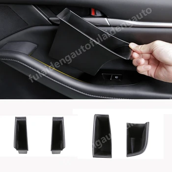 

4pcs For Mazda 3 Axela 2020 ABS Car Door Side Storage Box Handle Armrest Car accessories
