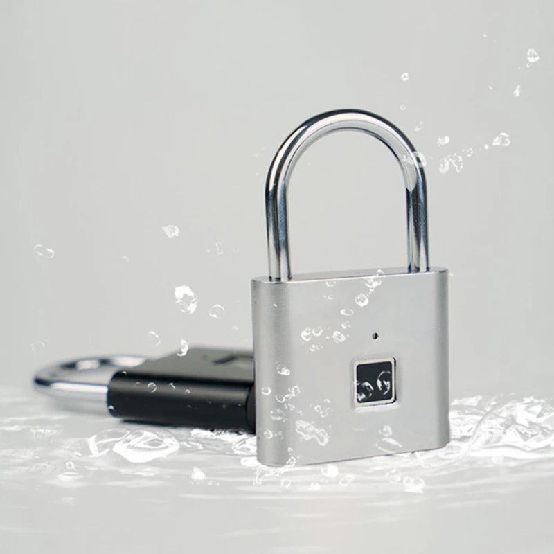 

Fingerprint Padlock USB Charging Port Home Office Cabinet Dormitory Luggage Anti Theft Security Smart Lock