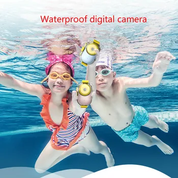 

Family Things Col Wifi Kids Waterproof Camera Small SLR Double Lens Motion Camera Digital Camera Toy