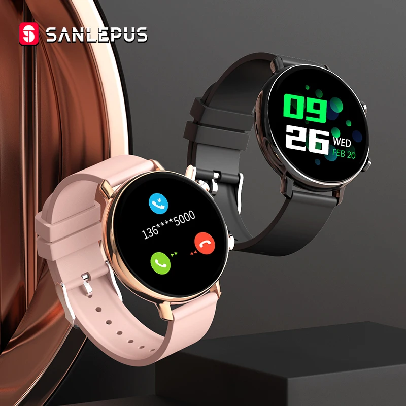 Новинка 2020 Смарт часы SANLEPUS PPG + ECG с функцией звонков по Bluetooth мужские и женские