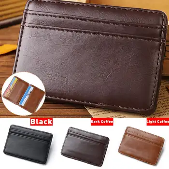 

Passport Cover Chic Leather Bag Purse Clip Slim Mens Wallet ID Credit Card Holder Case Business Travel Passport Holder