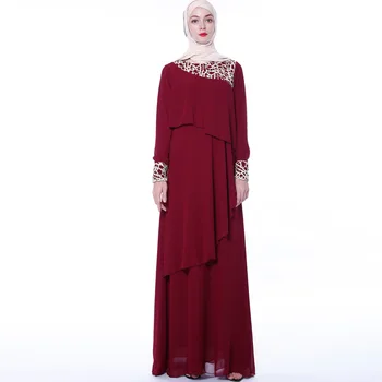 

Burgundy Muslim Clothes For Women Full Length Moroccan Kaftan Gown Lace Abaya Dubai Dress Oversize Arabic Arabia Clothing Gown