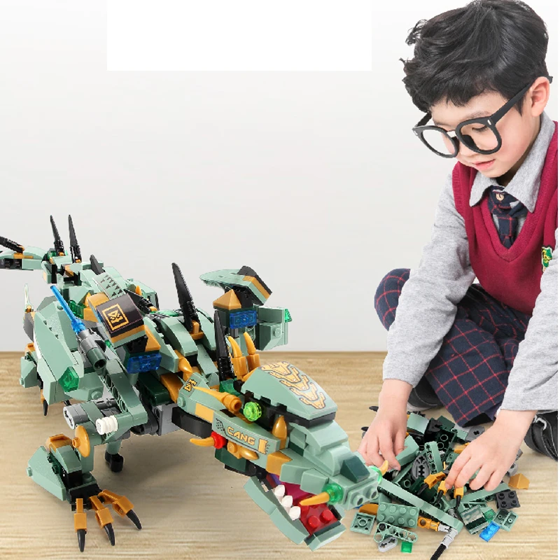 Dinosaurs Legoing Jurassic World Technic RC Building Blocks Fit LegoED Creator APP Remote Control Bricks Toys Gifts For Children