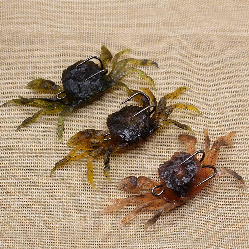 1 шт. горячая Распродажа силиконовая дорожная приманка морская рыболовная 3D