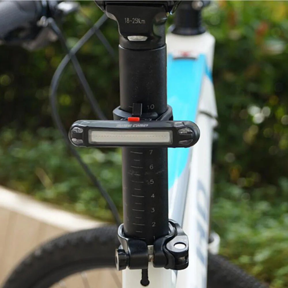 BaseCamp Водонепроницаемые фары с usb зарядкой MTB велосипед Предупреждение льный задний фонарь 90 градусов Регулируемые задние фонари