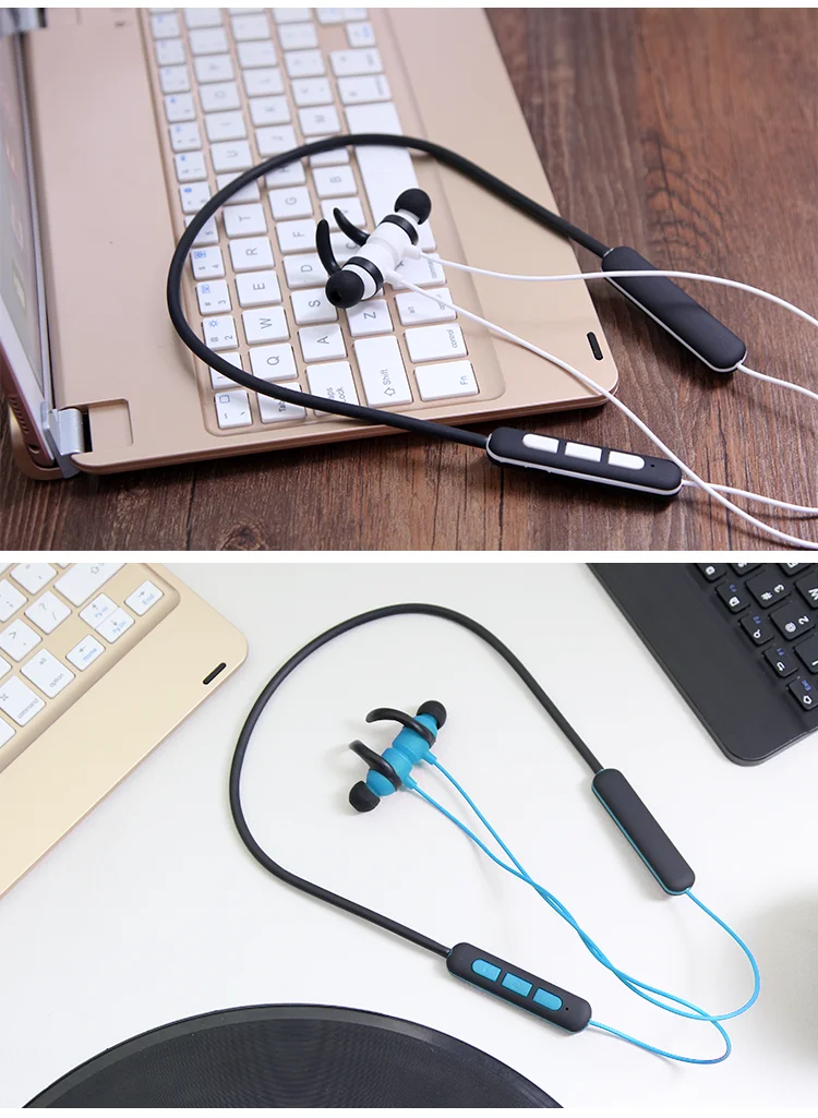 Bluetooth наушники 5,0, беспроводные наушники IPX6, водонепроницаемые, магнитные, со стерео басами, спортивные наушники-вкладыши, для бега, тренировки, спортзала