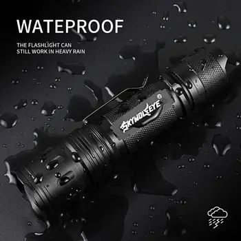 

Portable Telescopic Bright Aluminium LED Torch Light Outdoor Flashlight