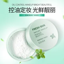 Свежая Минеральная рассыпчатая пудра Макияж порошок контроль масла легкий и нежный длительный Полный Макияж Гладкий натуральный