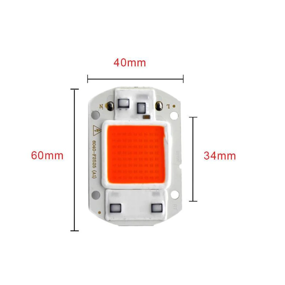 LED Grow COB Chip Full Spectrum LED Grow Light Phyto Lamp AC 110V 220V 20W 30W 50W For Indoor Plant Light Seedling Lamp