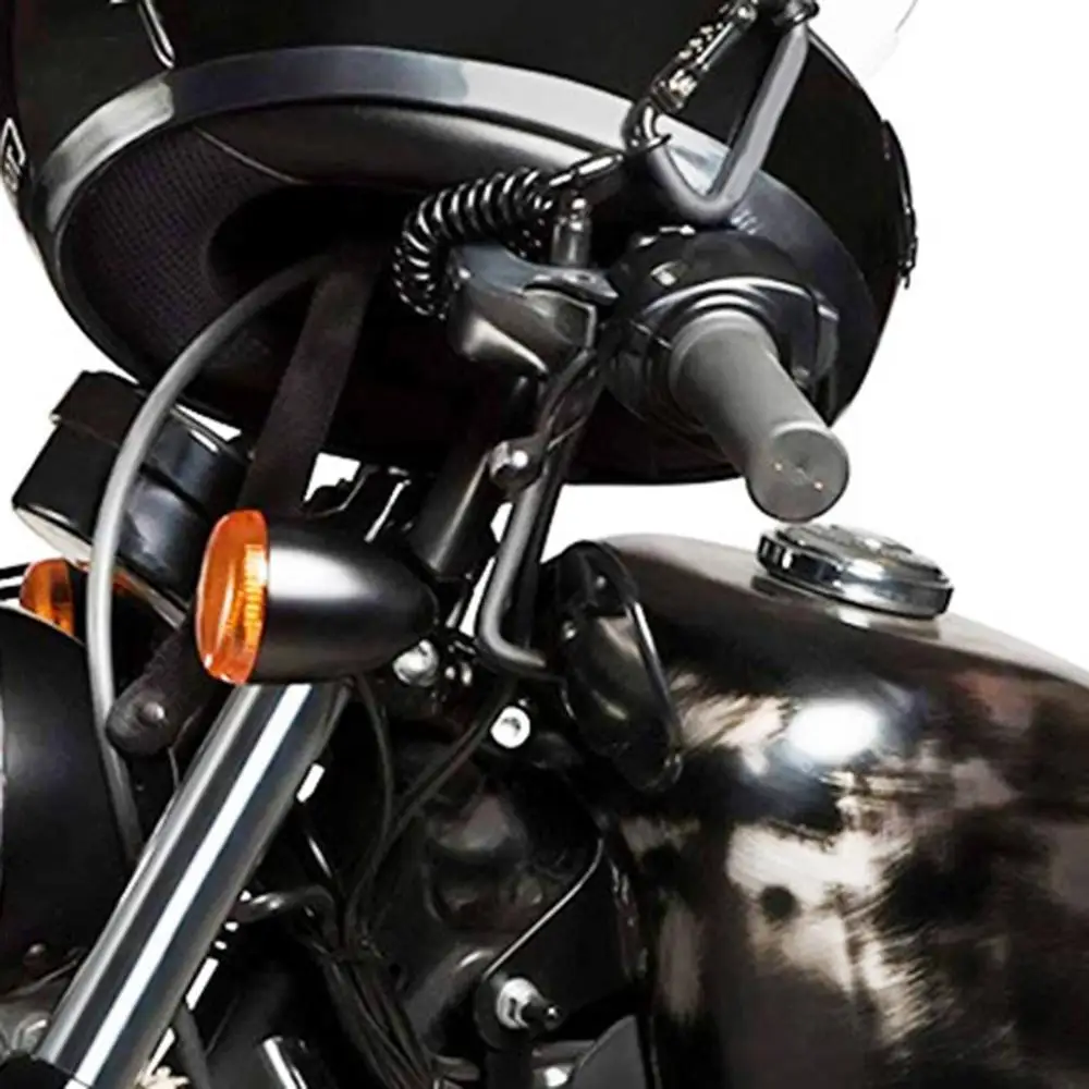 Аксессуары для мотоциклетного шлема, Противоугонный кодовый замок, универсальный выдвижной пружинный замок, устройство для фиксации веревки