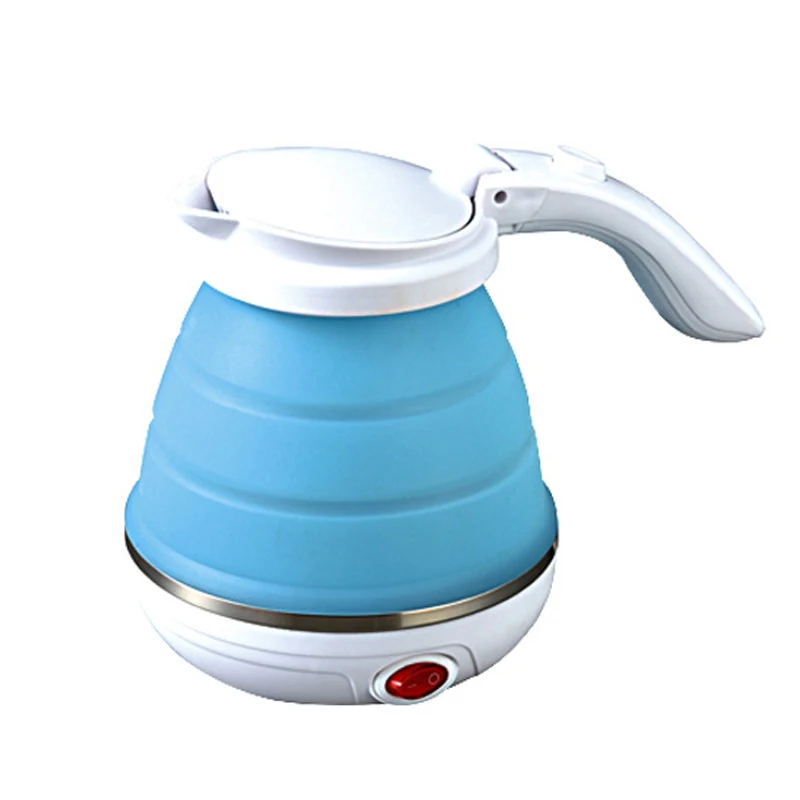 

Portable Electric Collapsible Kettle Travel Silicone Folding Kettle Camping Mini Water Boiler Tea