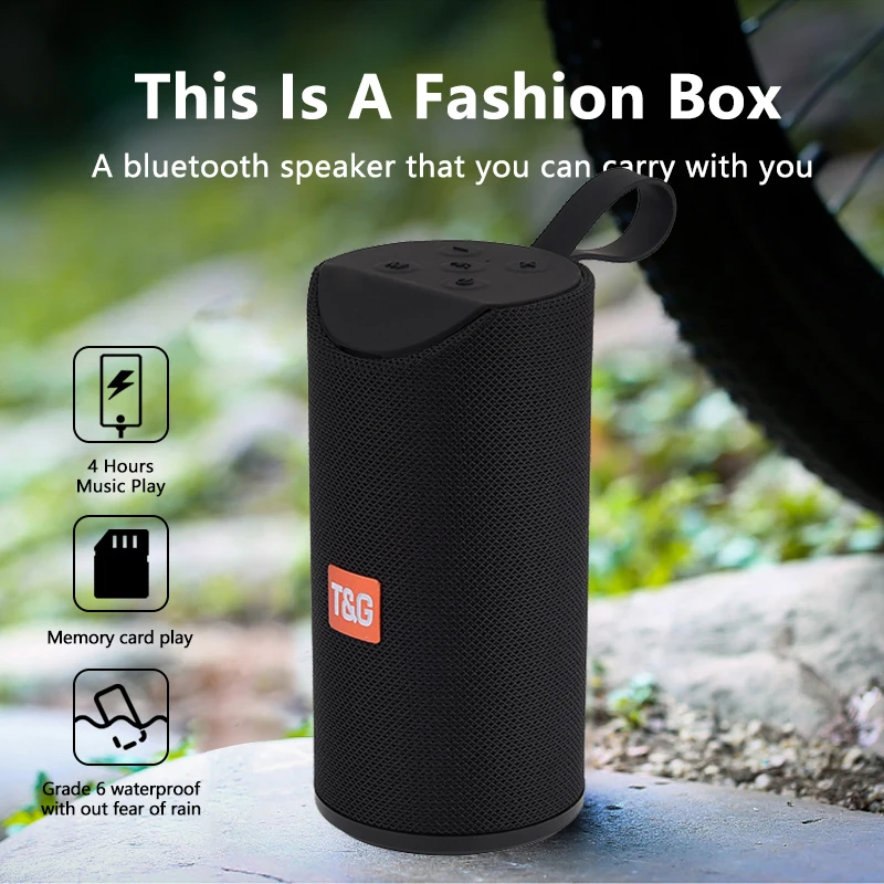 Портативная уличная Колонка TG113 10 Вт беспроводная bluetooth колонка с USB TF FM радио AUX