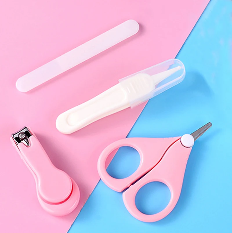 Baby Nail Clippers Set Manicure With Safe Scissors Tweezers Files 非売品