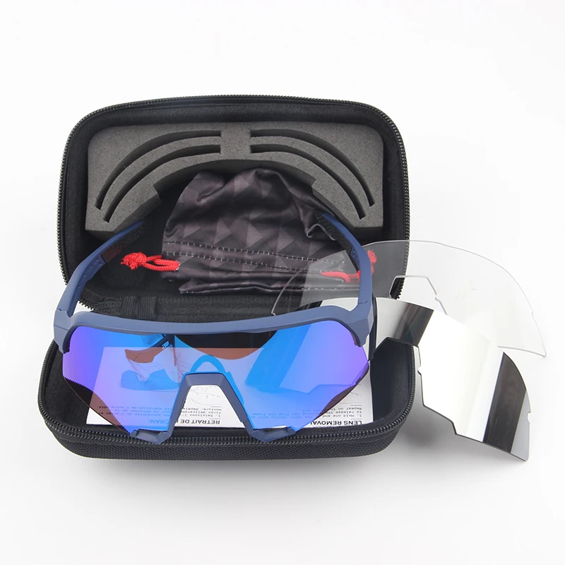 2022 Cycling Sunglasses S3 S2 100 Percent Sports Bike Goggles Uv400 Bicycle  Eyewear 3lens Bike Accessorie - Cycling Sunglasses - AliExpress