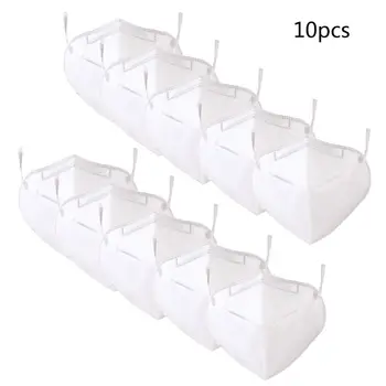 

Mask 10Pcs Pm2.5 Dust Mask Fine Air Filter Wholesale Anti Odor Smog Custom Cotton Pollen Dust Mouth Face Mask New