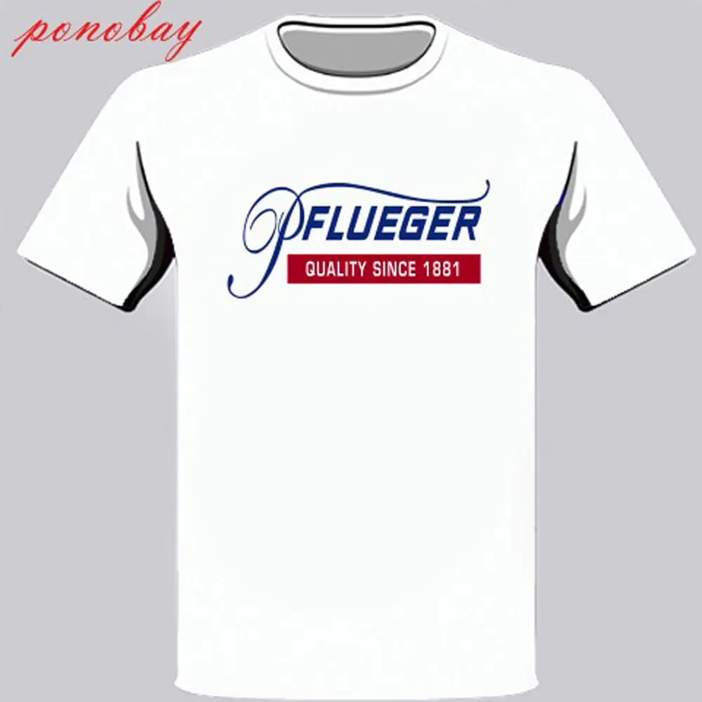 Новинка мужская белая футболка Pflueger с логотипом для рыбалки размер S M L XL 2XL 3XL