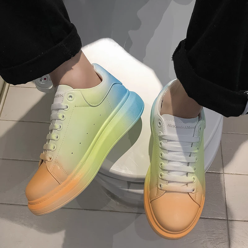 New Fashion Men Vulcanize Shoes Platform Sports Csusal Sneakers Woman Breathable Chunky Trainers Walking For Men Running Shoes