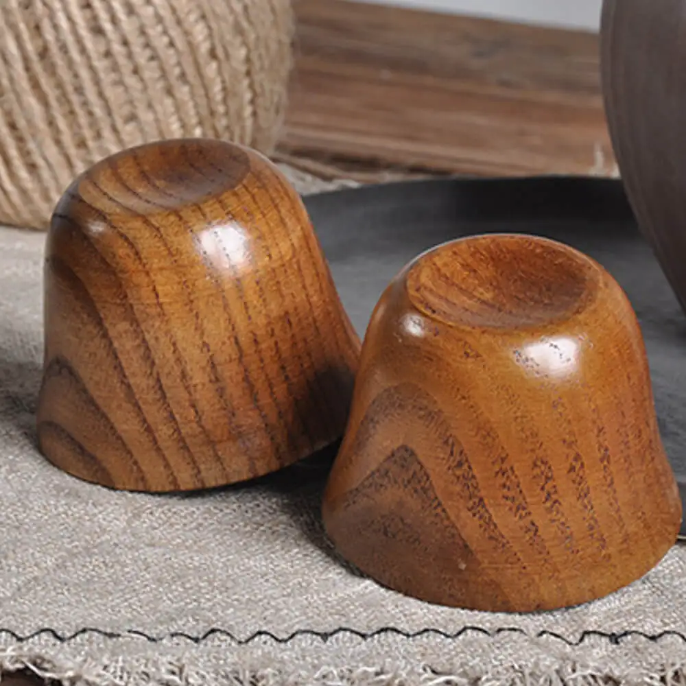 Wooden Cup Primitive Handmade Solid Wood Tea Mug Wine Beer Juice Cups Kitchen Bar Supplies Accessories | Дом и сад