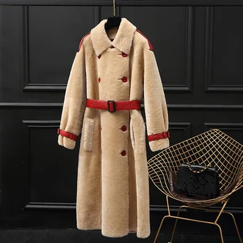 

Real Fur Coat Women Sheep Shearing Winter Coat Women Natural Wool Jacket Women Clothes 2020 Casaco Feminino G18012 YY958