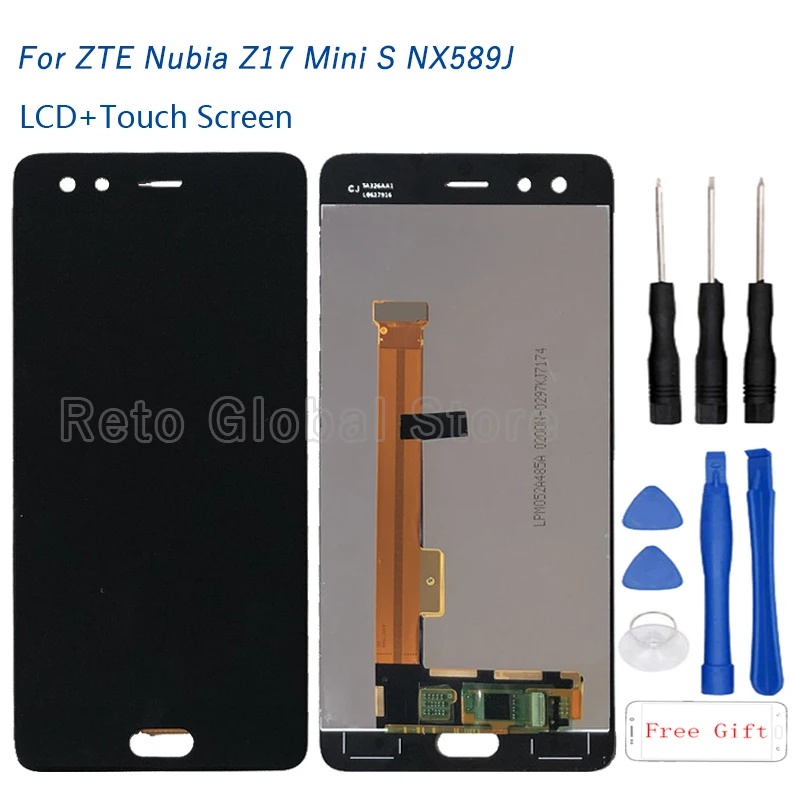 

5.2"Original display For ZTE Nubia Z17 miniS NX589J LCD Touch Screen digitizer replacement For Z17 MiniS NX589H LCD repair parts