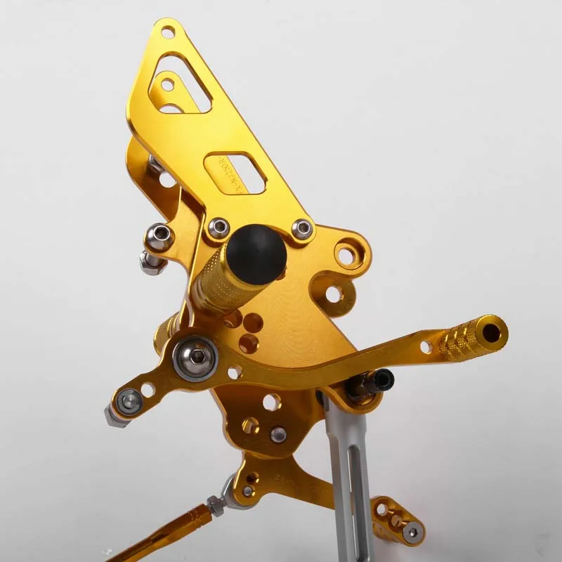 SMOK педаль мотоцикла для Kawasaki NINJA 250R/EX250 2008 2009 2010 2011 2012 Алюминиевый сплав Rearset подножки черный