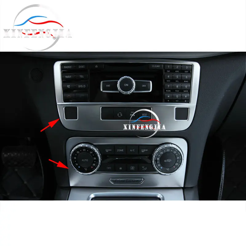 Для Mercedes-Benz GLK класс X204 09-15 2x центральная консоль Регулировка рамки крышка отделка