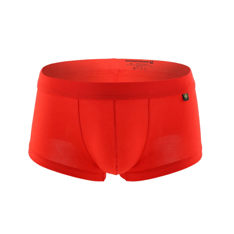 Mens Underwear Boxers Underwear Men Modal Shorts Solid Cuecas
