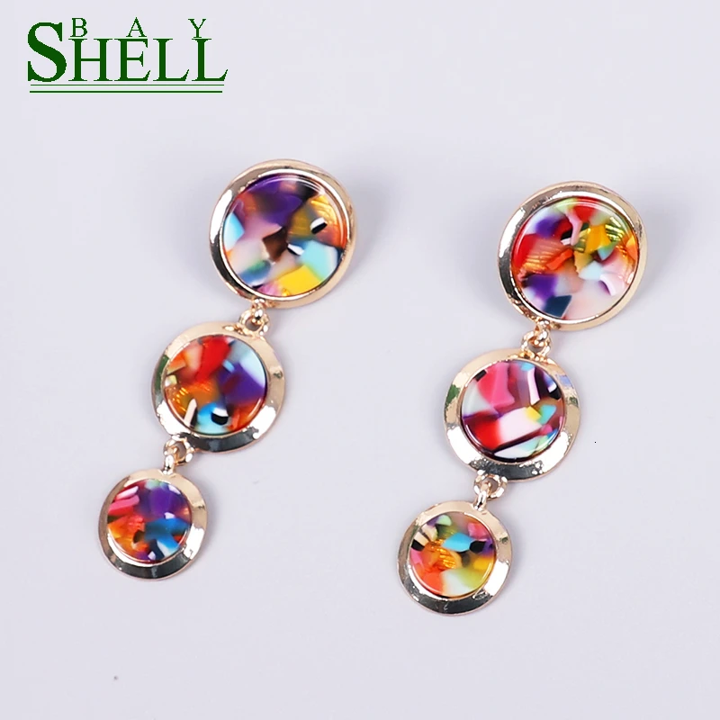 

Shell Bay Punk/Long Earrings Jewelry Women Minimalist Fashion Earrings Cute Small Earings Boho girls Wholesale Simple Earring cc