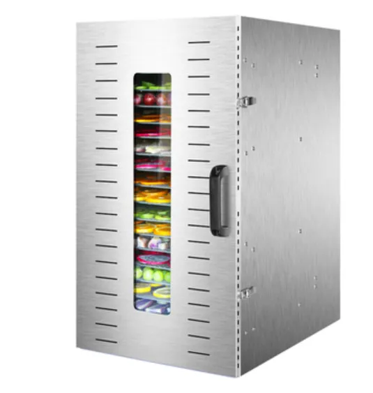 

Food Dehydrator Fruit Vegetabl Drying Machine Snacks Herbs Gain Meat Food Dryer 16-Layer Stainless Steel Dry Fruit Machine