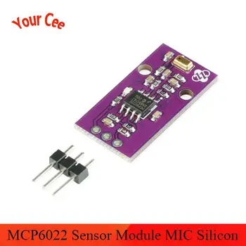 

MCP6022 Sensor Module MIC Silicon Microphone Amplifier Sensor Rail-to-Rail Operational Amplifier For Arduino PDIP SOIC8 TSSOP8