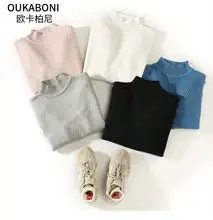 Autumn winter Men sweater solid Color Casual Slim Fit Knitting Turtleneck Sweater Men Slim Fit Knitted Pulloves Male Tops