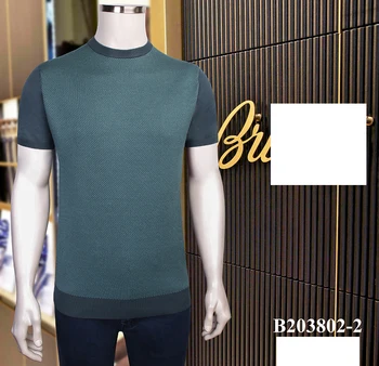 

BILLIONAIRE T shirt men silk 2020 new summer England fashion Thin O-Neck high quality embroidery business M-4XL free shipping