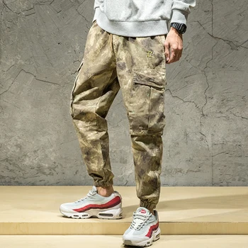 

Spring and autumn military uniform camouflage jogging pants men pants camouflage casual men daily pants