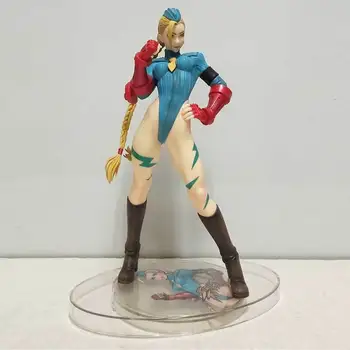 

New White Sutorito Faita Cammy Figure Bishoujo Collection Pvc Action Figure Toy Sexy Girl Doll Gift For Boy 22cm