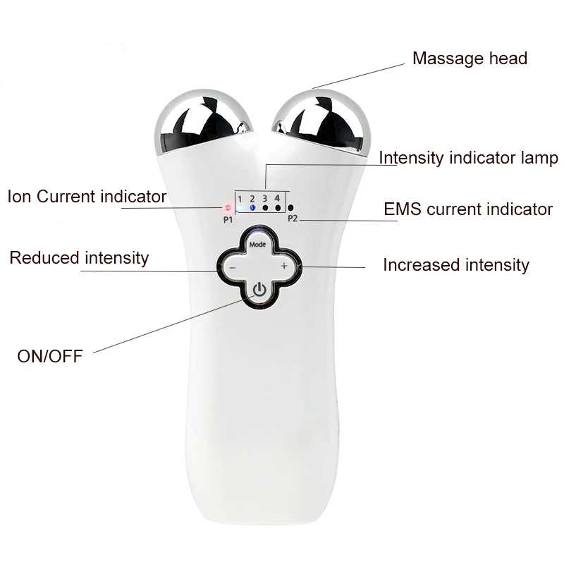 Микротоковая поверхность подъемного устройства EMS омоложения кожи лица лифтинг затянуть аппарат для косметического массажа