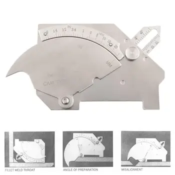 

New Welding Gauge Test Ulnar Welder Inspection Bridge Cam Type Gage MG-8 Angle