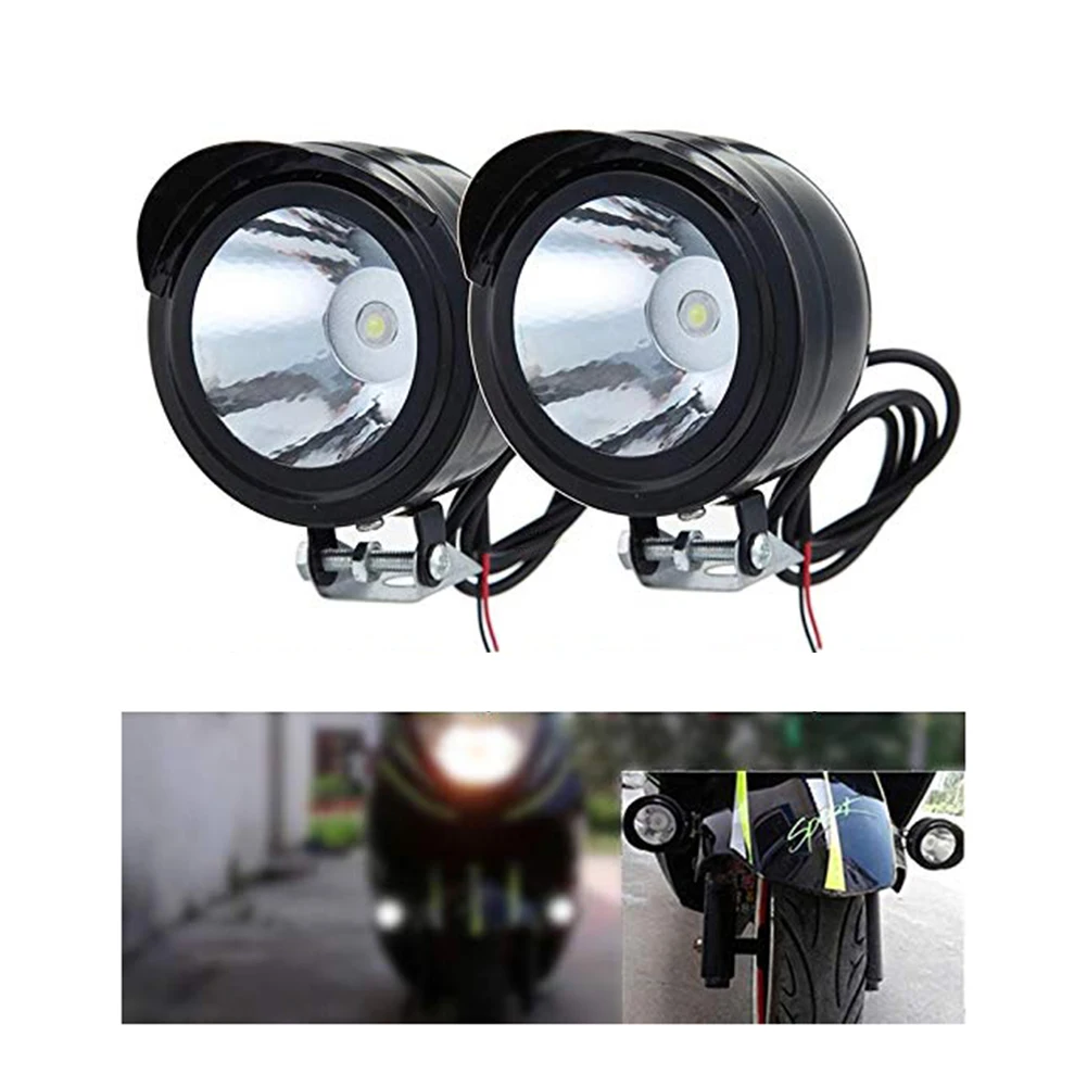 2 шт. мотоциклетные фары 3W 12 V-80 V мотоциклетные фары светодиодный фары автомобиля фонари заднего хода