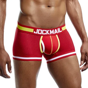 

Men's Mesh Boxer Pants Men Underwear Underpants Breathable Soft Panties Plus Size Bielizna Boxer Para Hombre Cueca Masculina