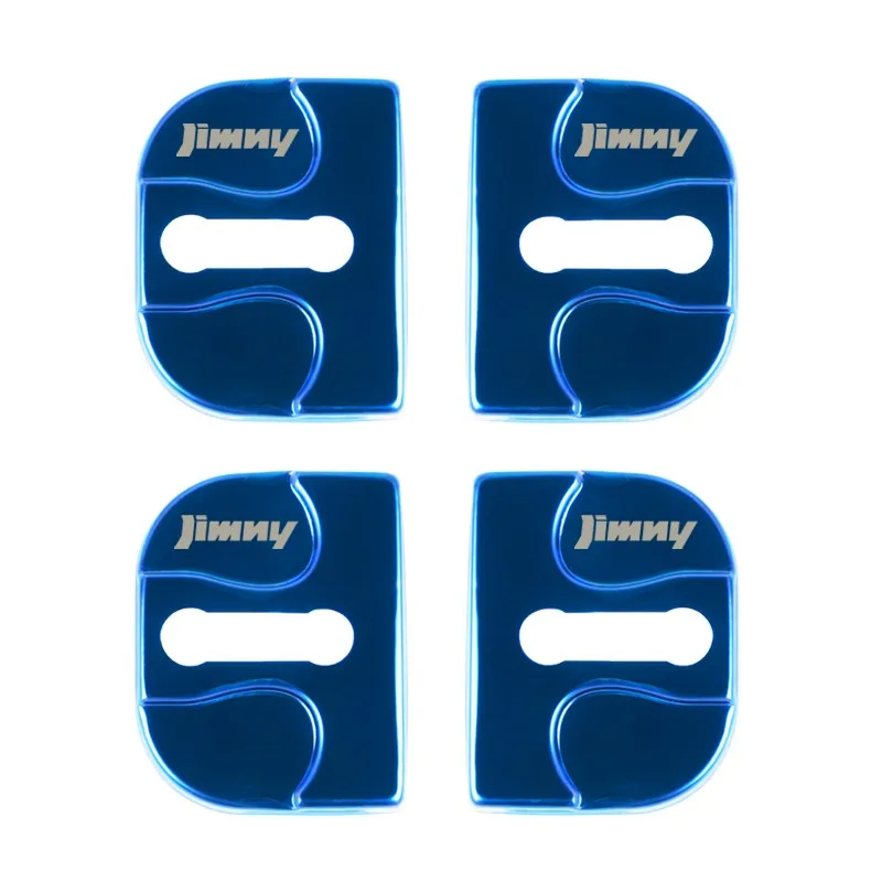 Для Suzuki jimny автомобильные аксессуары дверной замок Крышка эмблема значок наклейки - Название цвета: blue